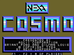 Captain Cosmo screenshot 2 for MSX